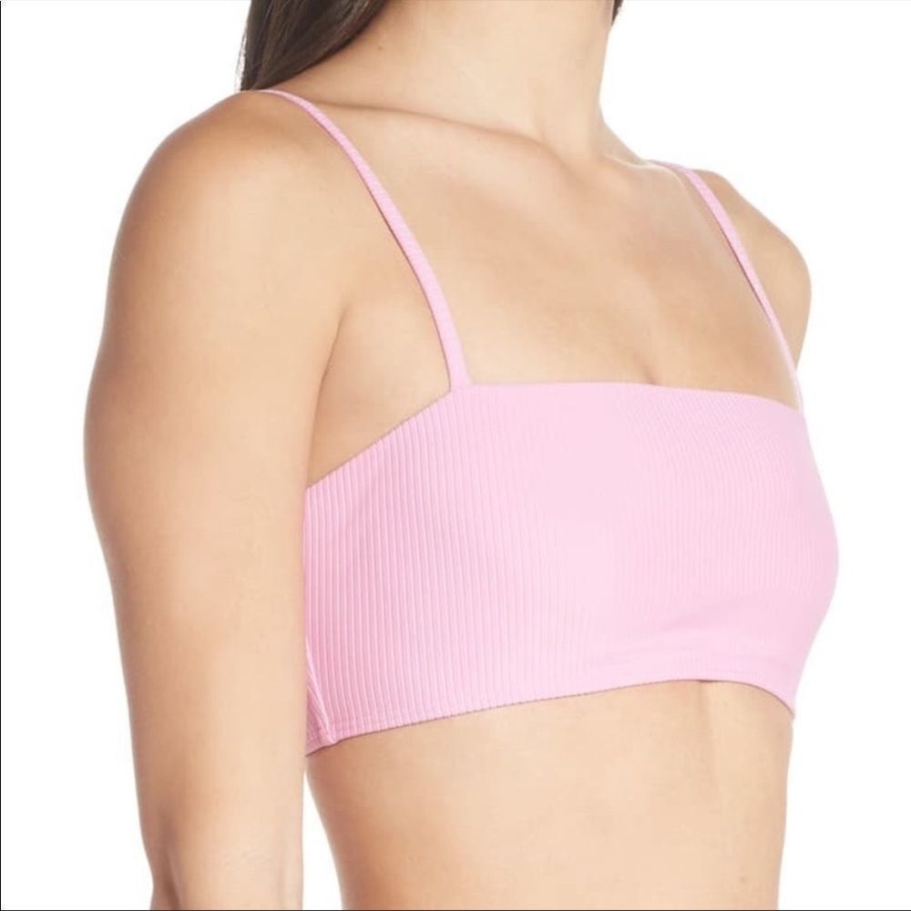 Something Navy Classic Swim Bandeau Top - Picture 2 of 10